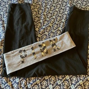 PINK 3/4 length yoga pants